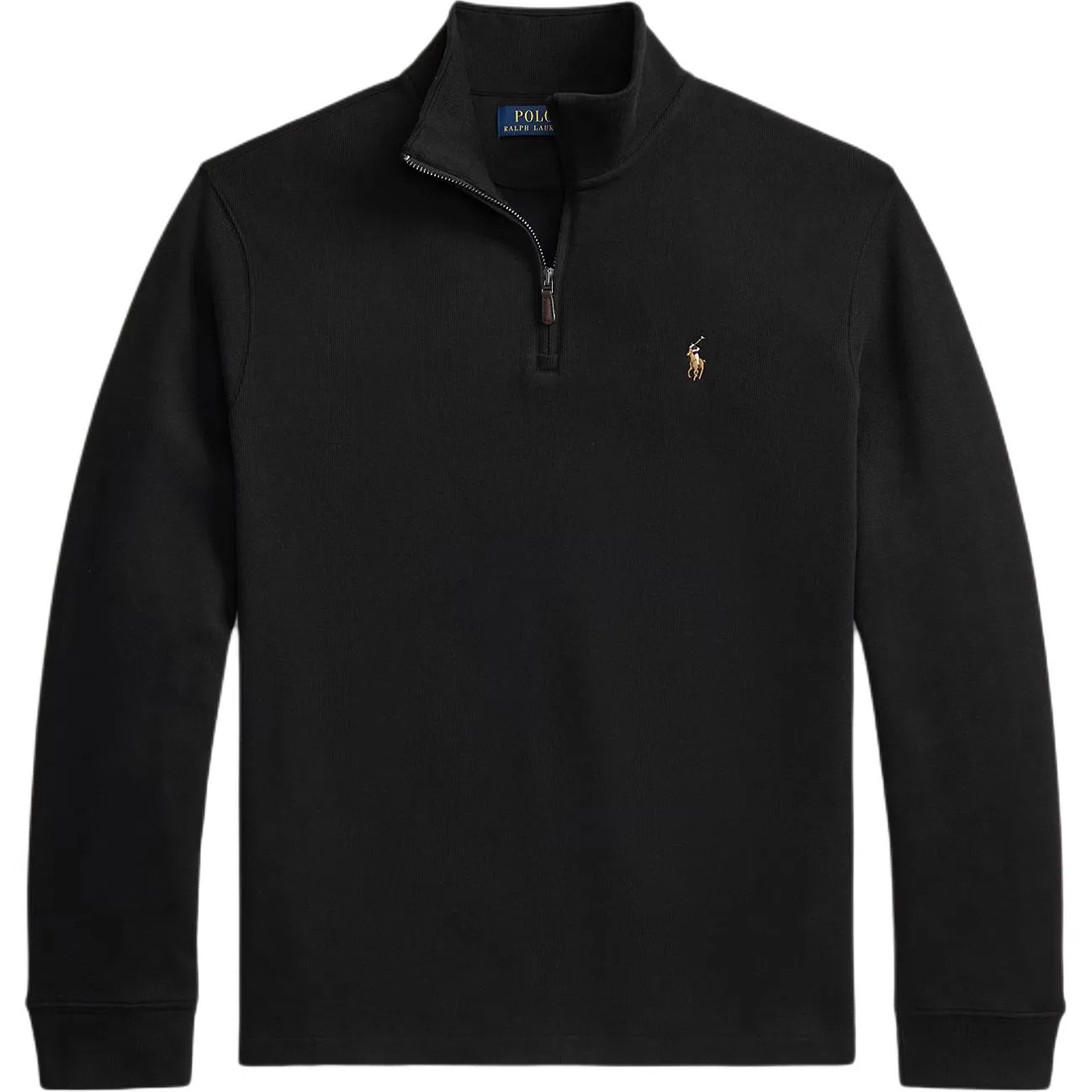 Свитшот с вышивкой лого Polo Ralph Lauren черный