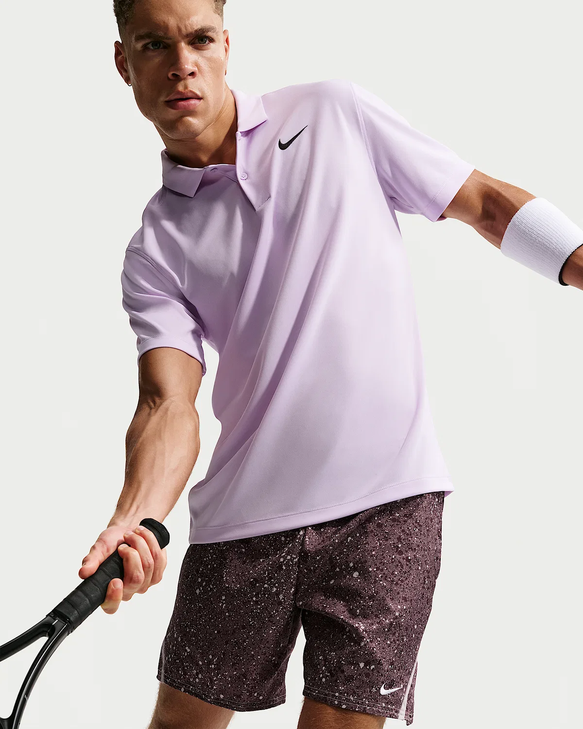 Мужские шорты NikeCourt Victory Dri-FIT 7", Tattoo/Platinum Violet/White — фото 4