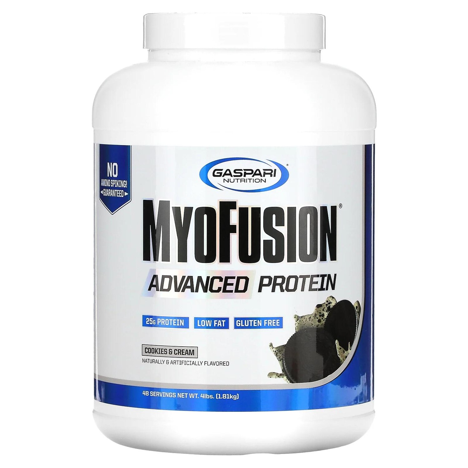 

Gaspari Nutrition MyoFusion улучшенный протеин печенье и крем 4 фунтов (1814 г)