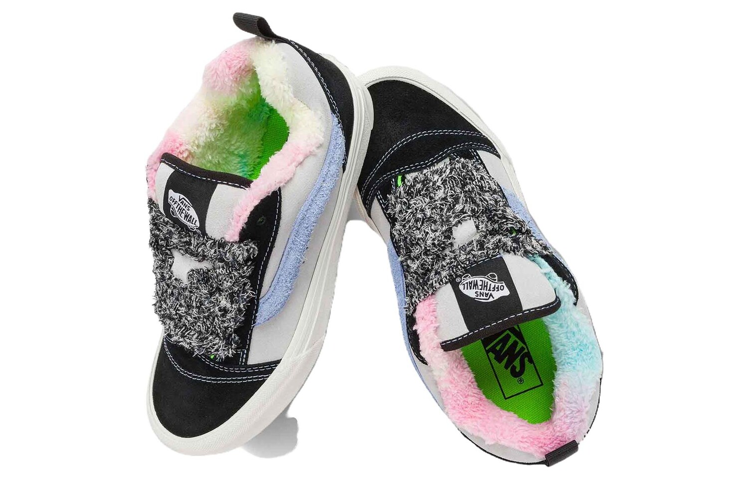 Обувь для скейтбординга Vans Knu Skool унисекс, Черный/Серый — фото 2