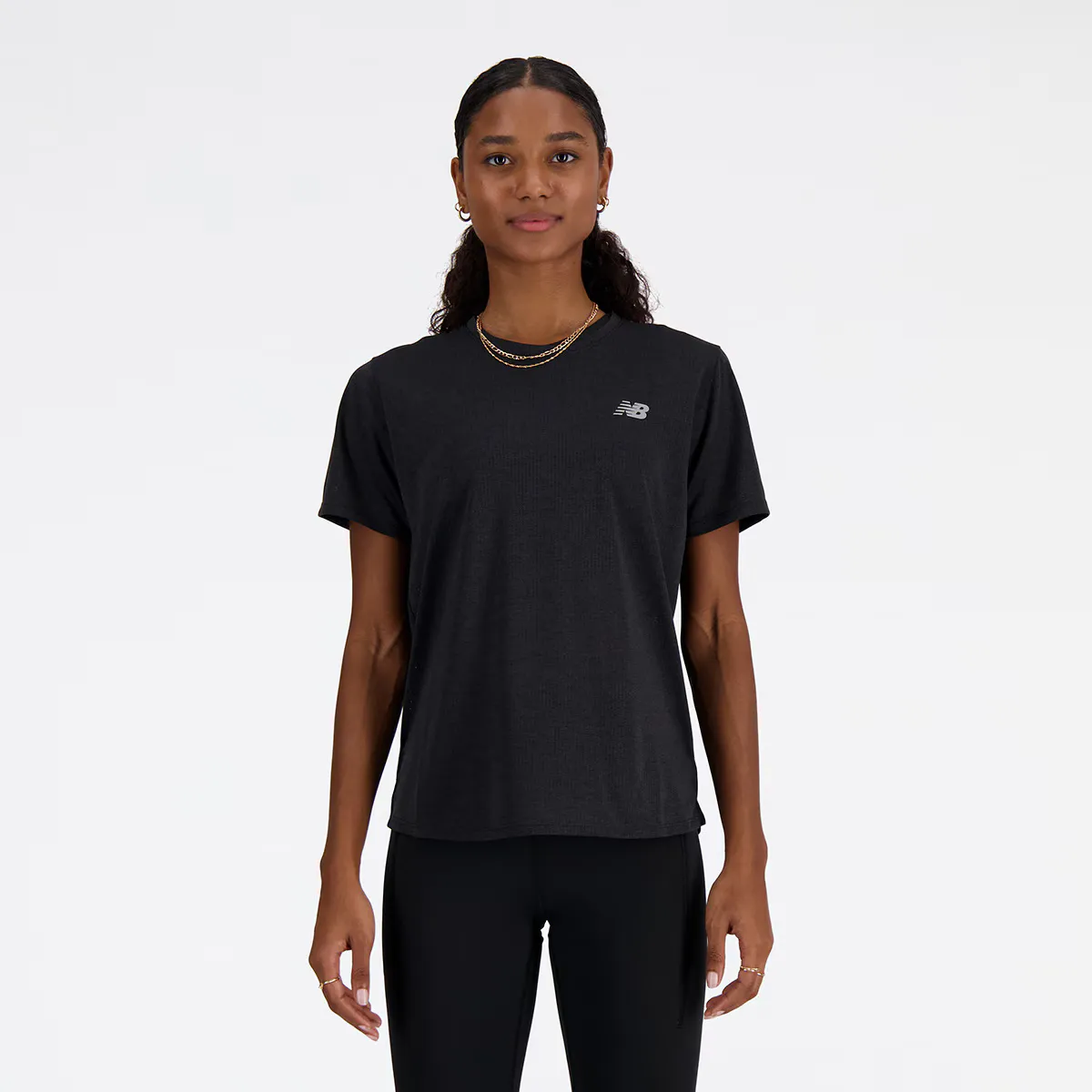 

Женская футболка WT41253BKH New Balance, чёрный