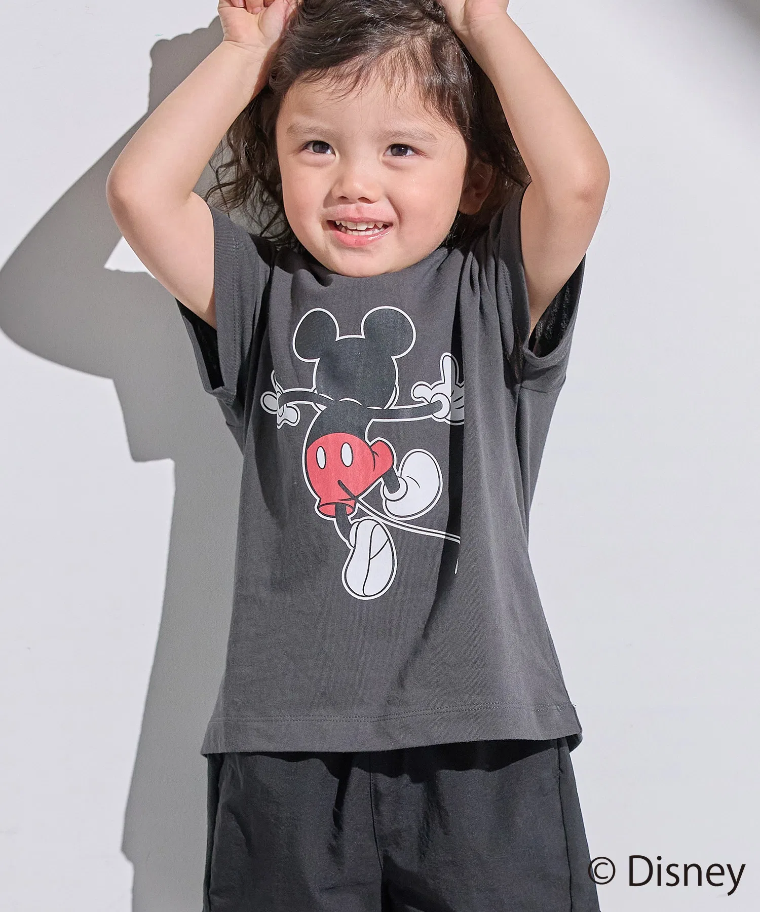 Детская футболка Disney Mickey Mouse из хлопка for/c с принтом чёрная
