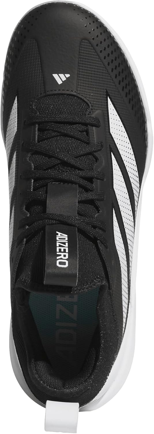 Мужские бейсбольные кроссовки Adidas Adizero Impact 2.0, белый/черный — фото 4