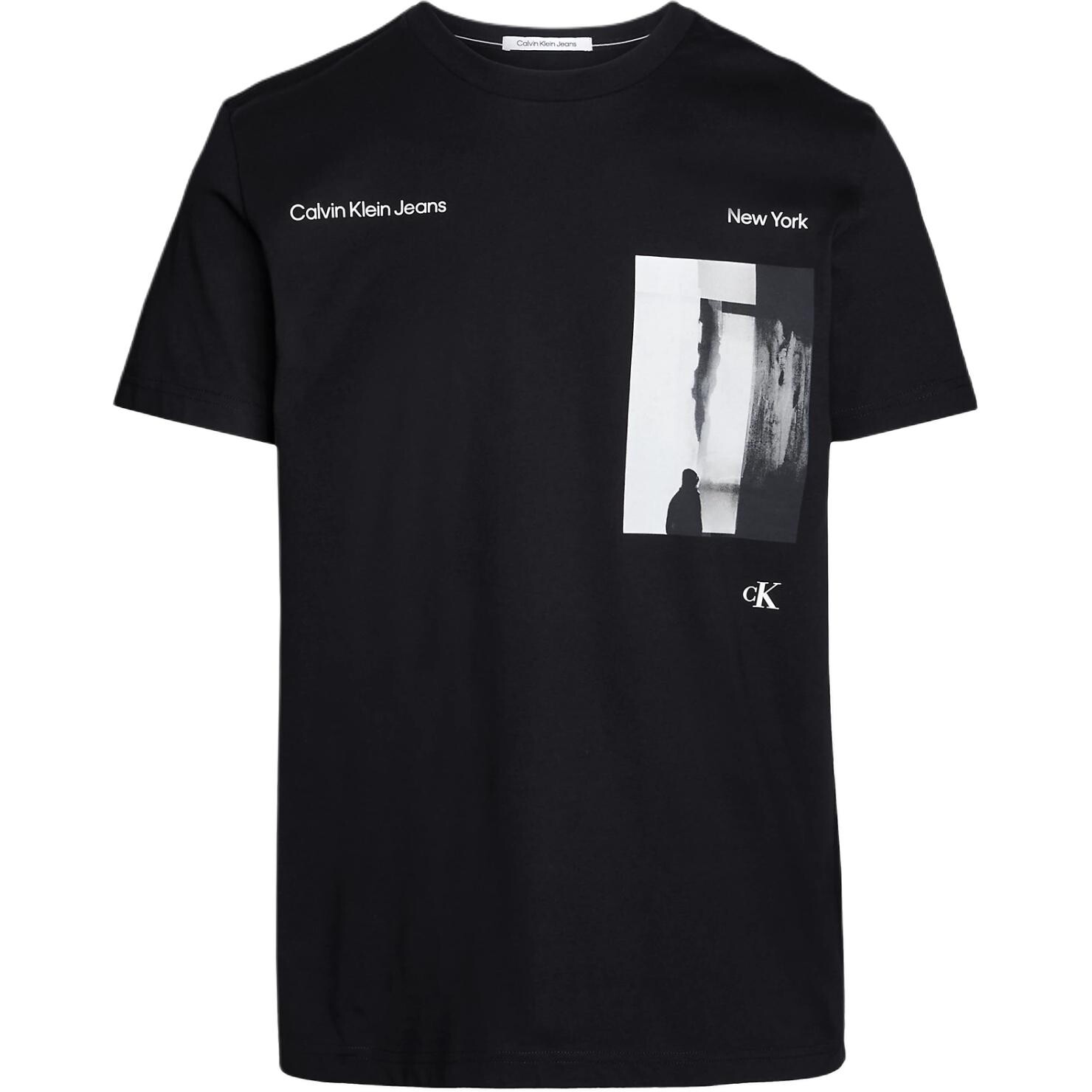 

Футболка мужская черная Calvin Klein, черный