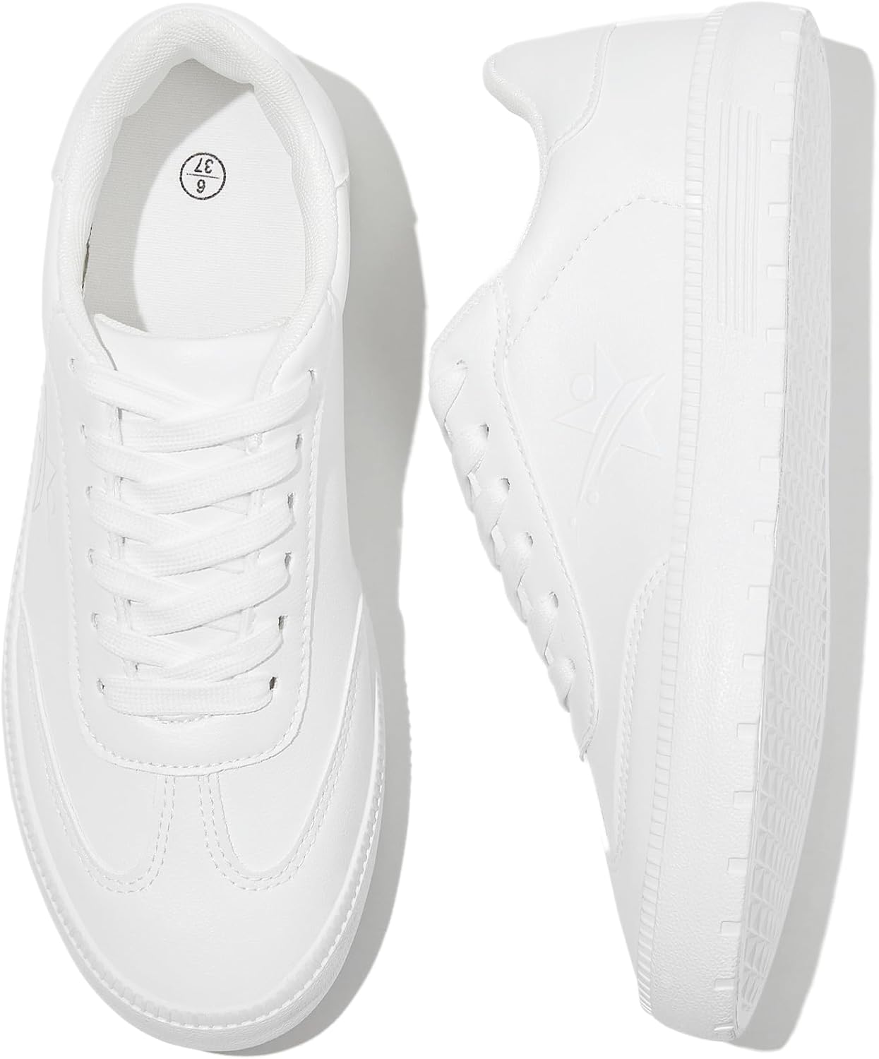 

Женские белые теннисные кроссовки Rominz из модной искусственной кожи PU, легкие повседневные кроссовки для прогулок, унисекс