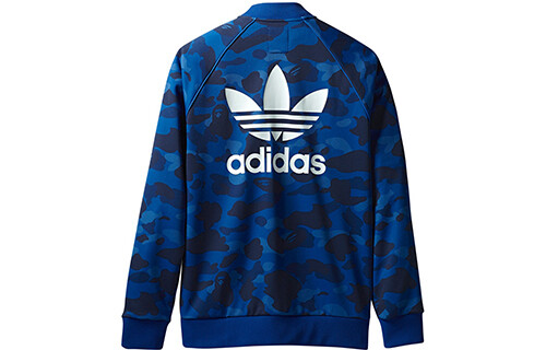 Спортивная куртка Adidas X BAPE Adicolor, синий — фото 2