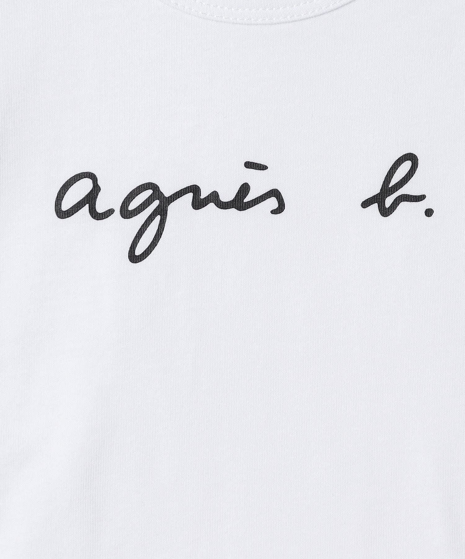 Детская хлопковая футболка с коротким рукавом и логотипом Agnes b. ENFANT, White — фото 3