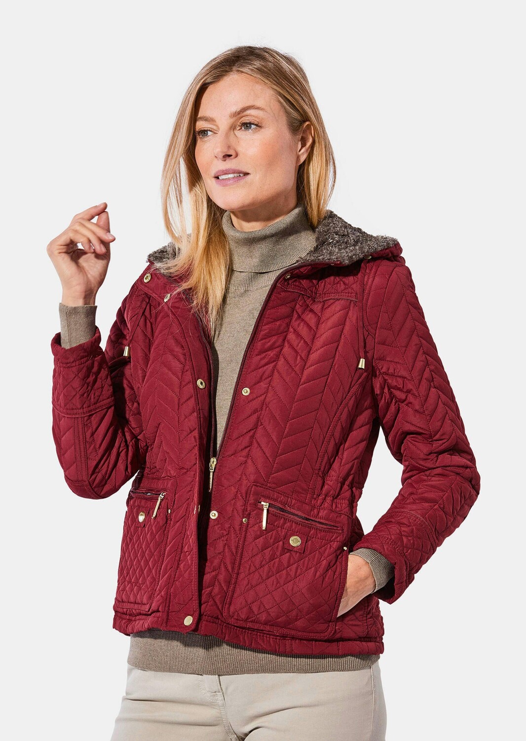 

Стеганая куртка Weatherproof Since 1948, бордо