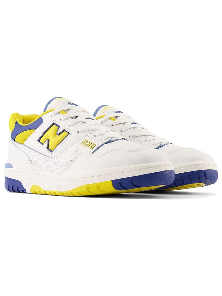 

Кроссовки на шнуровке 550 New Balance, цвет weiß/gelb