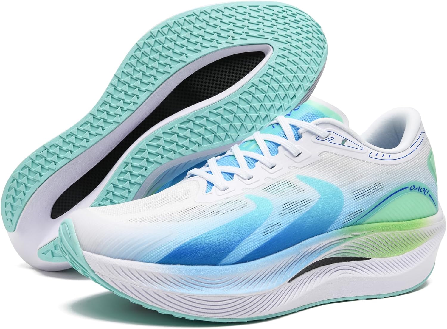 

Зимние спортивные кроссовки для активного отдыха, с сеткой для бега, полностью с карбоновой пластиной, легкие, с амортизацией, для гонок и тренировок, для мужчин и женщин Versleh, голубой