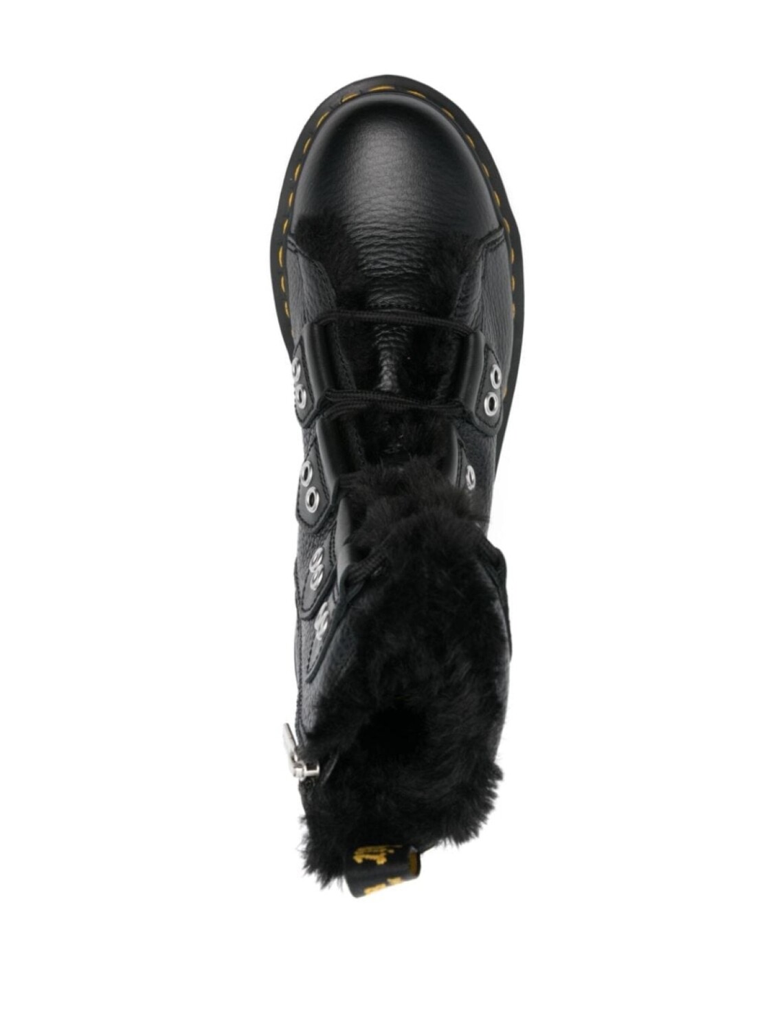 Мужские ботинки Dr. Martens Milled на молнии сбоку, черный — фото 4
