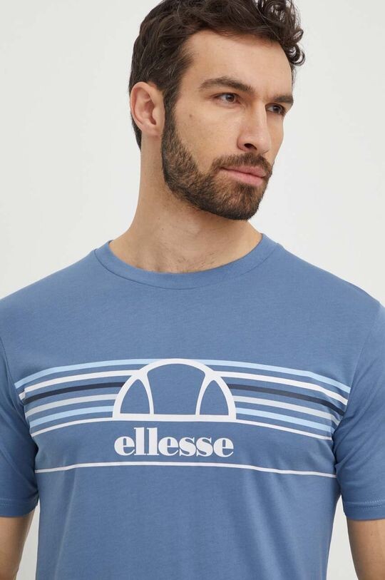 

Хлопковая футболка Slowly T-Shirt Ellesse, синий