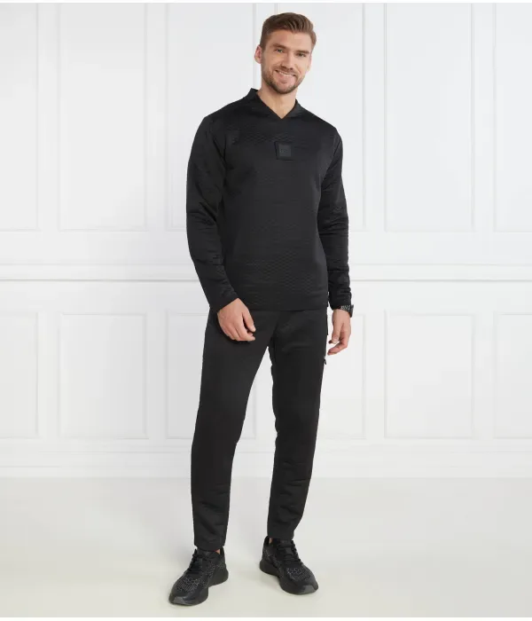 Толстовка Salbo Lotus regular fit Boss Green, черный — фото 2