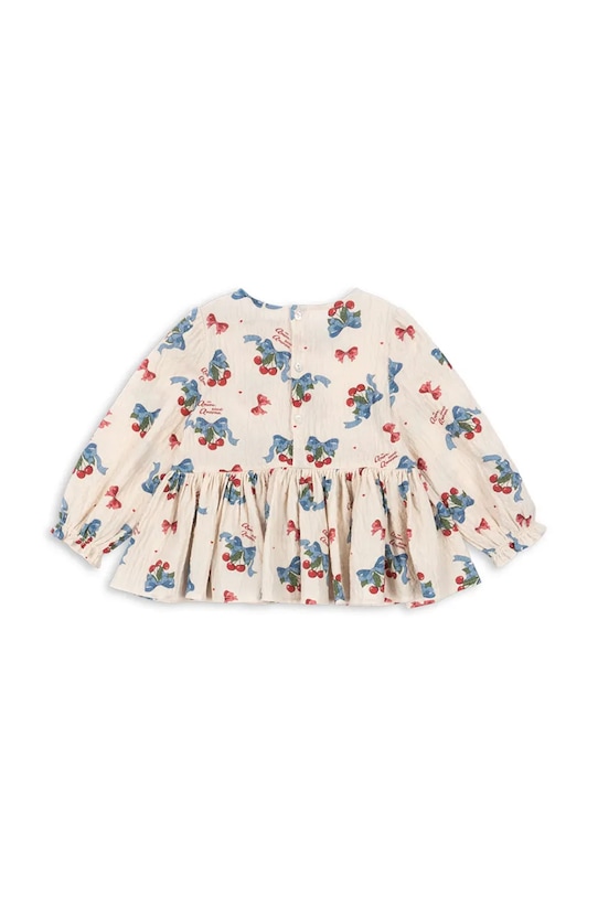 Детская блузка ELIN BLOUSE GOTS Konges Sløjd, бежевый — фото 2