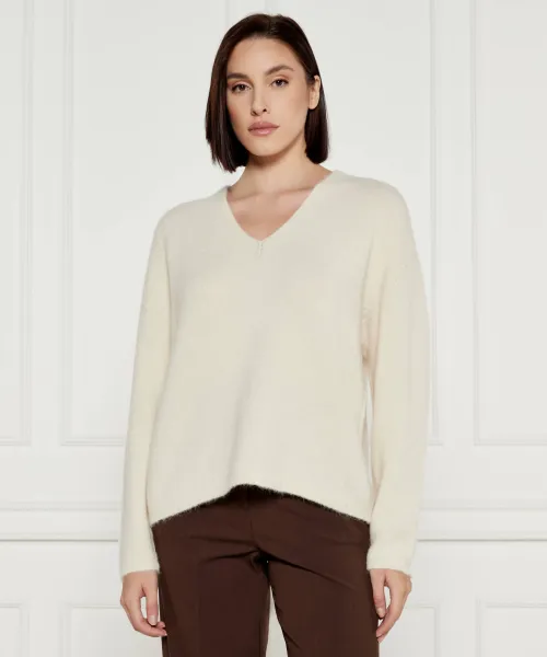 

Шерстяной свитер Regular fit Marella, белый