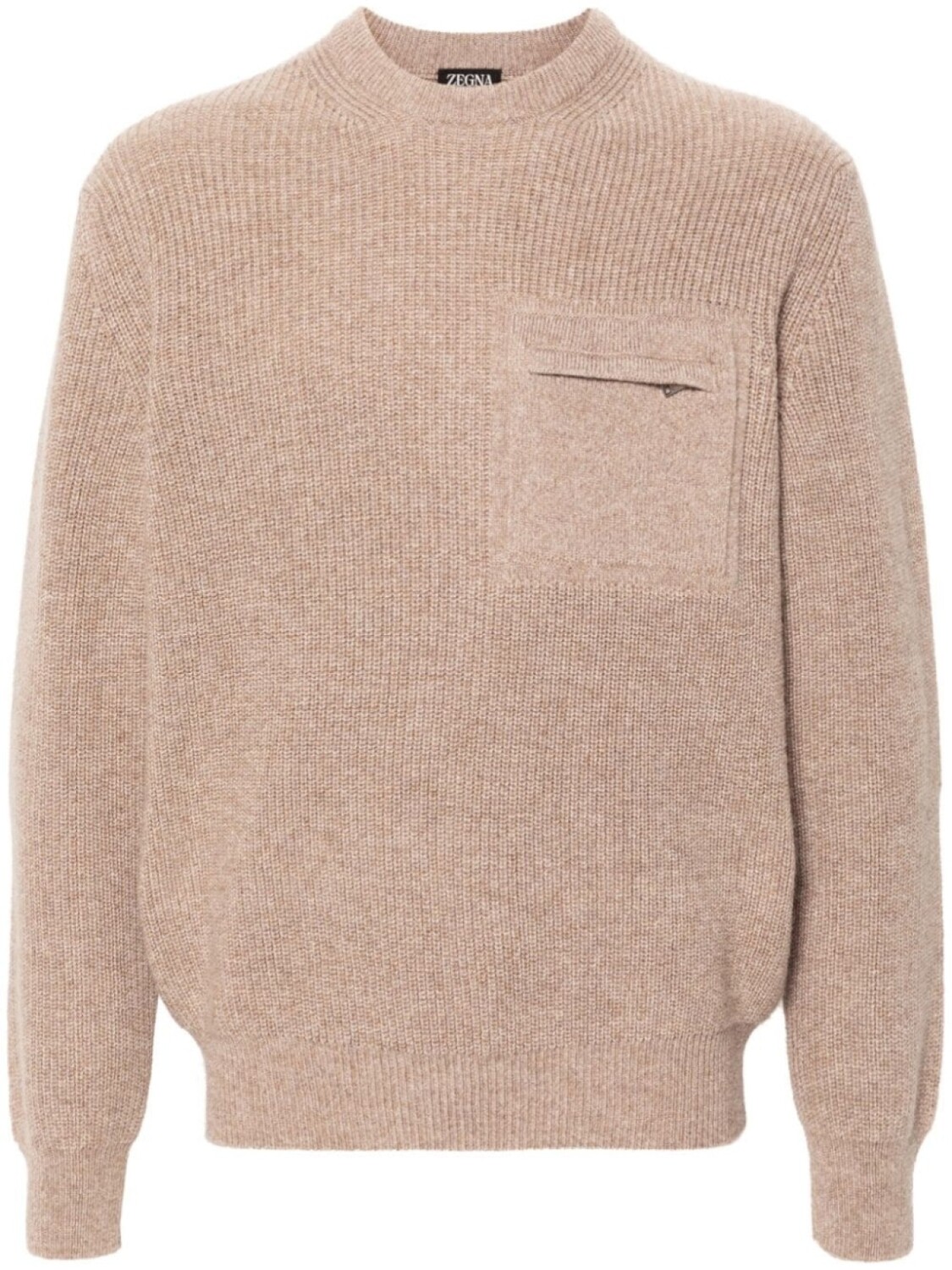 

Zegna кашемировый джемпер тонкой вязки, нейтральный цвет