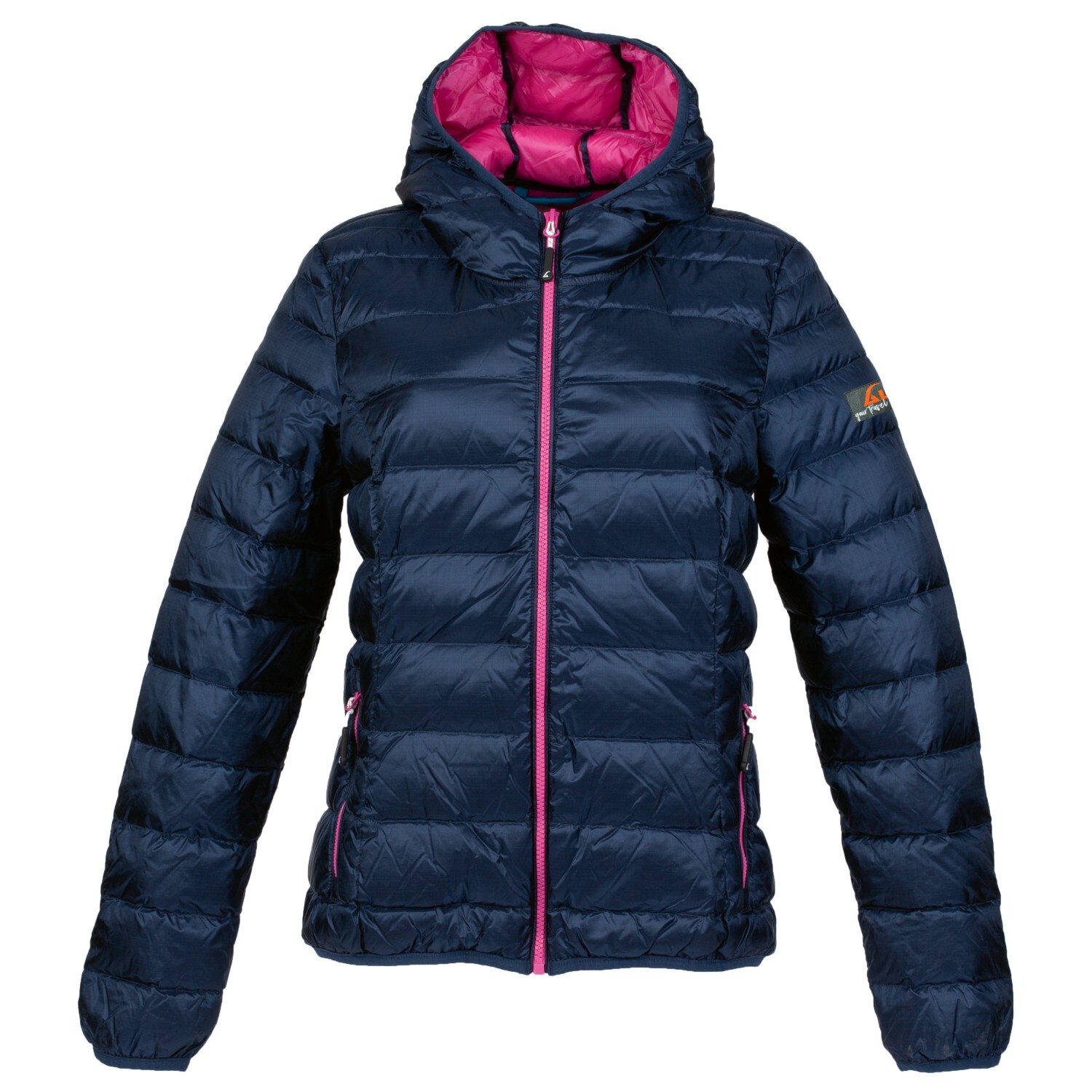 

Пуховик Alvivo Women's Belfast, цвет Blue/Rose