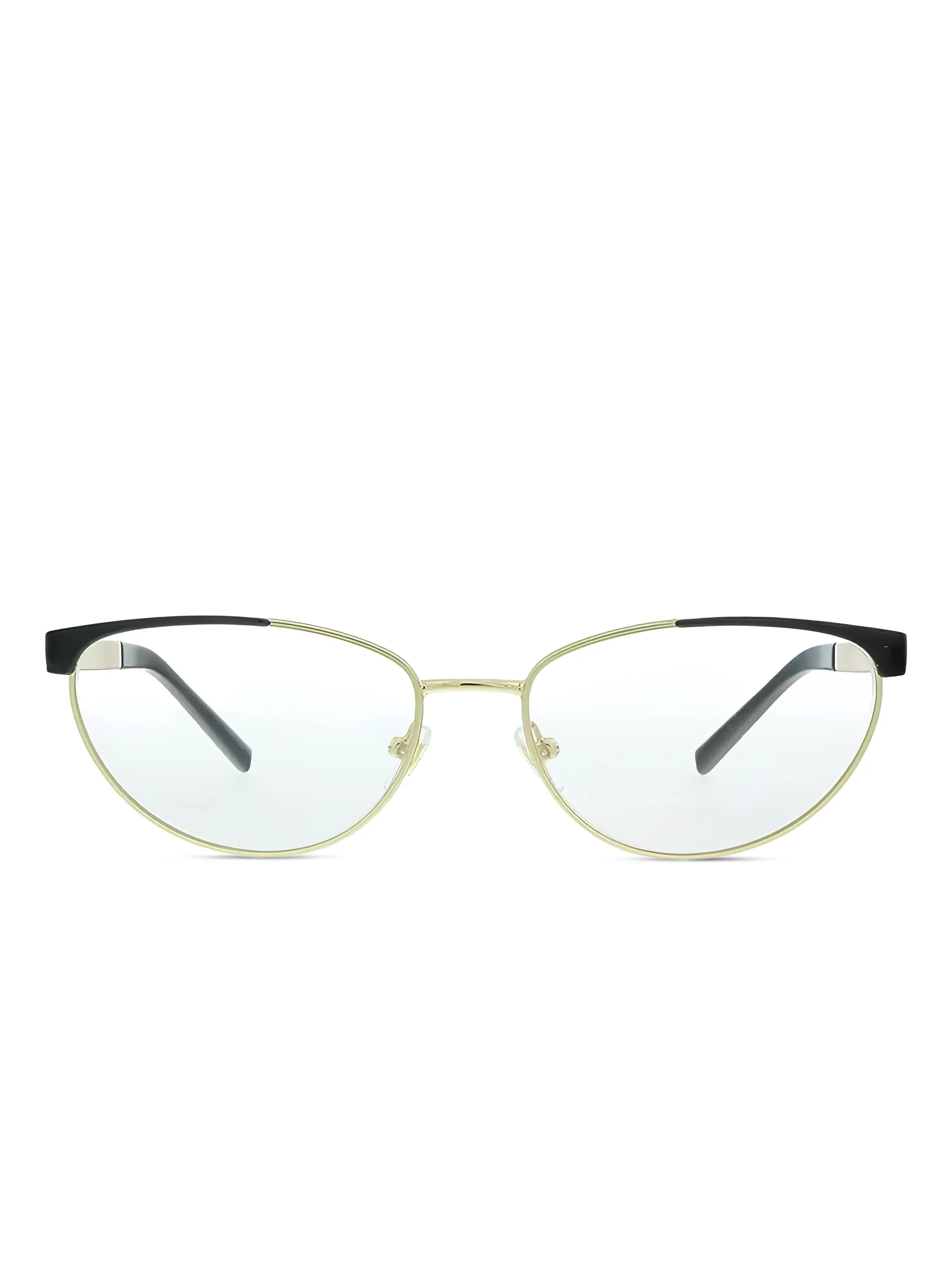 

Очки в оправе кошачий глаз Versace Eyewear, золотистый