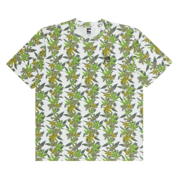 

Топ Supreme x The North Face Leaf Short-Sleeve 'White', белый
