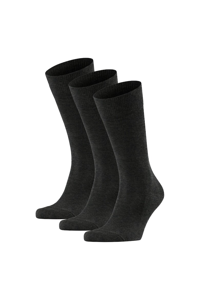 

Семейные длинные носки из хлопка, 3 пары Falke, серый