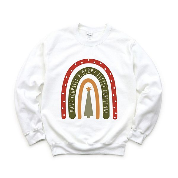 

Бохо свитшот с радугой Simply Sage Market, White, Белый, Бохо свитшот с радугой Simply Sage Market, White