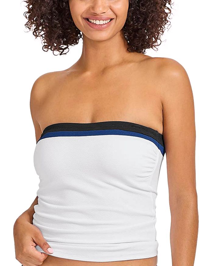 

Топ-бандо танкини Island Cays Color Block Tommy Bahama, белый