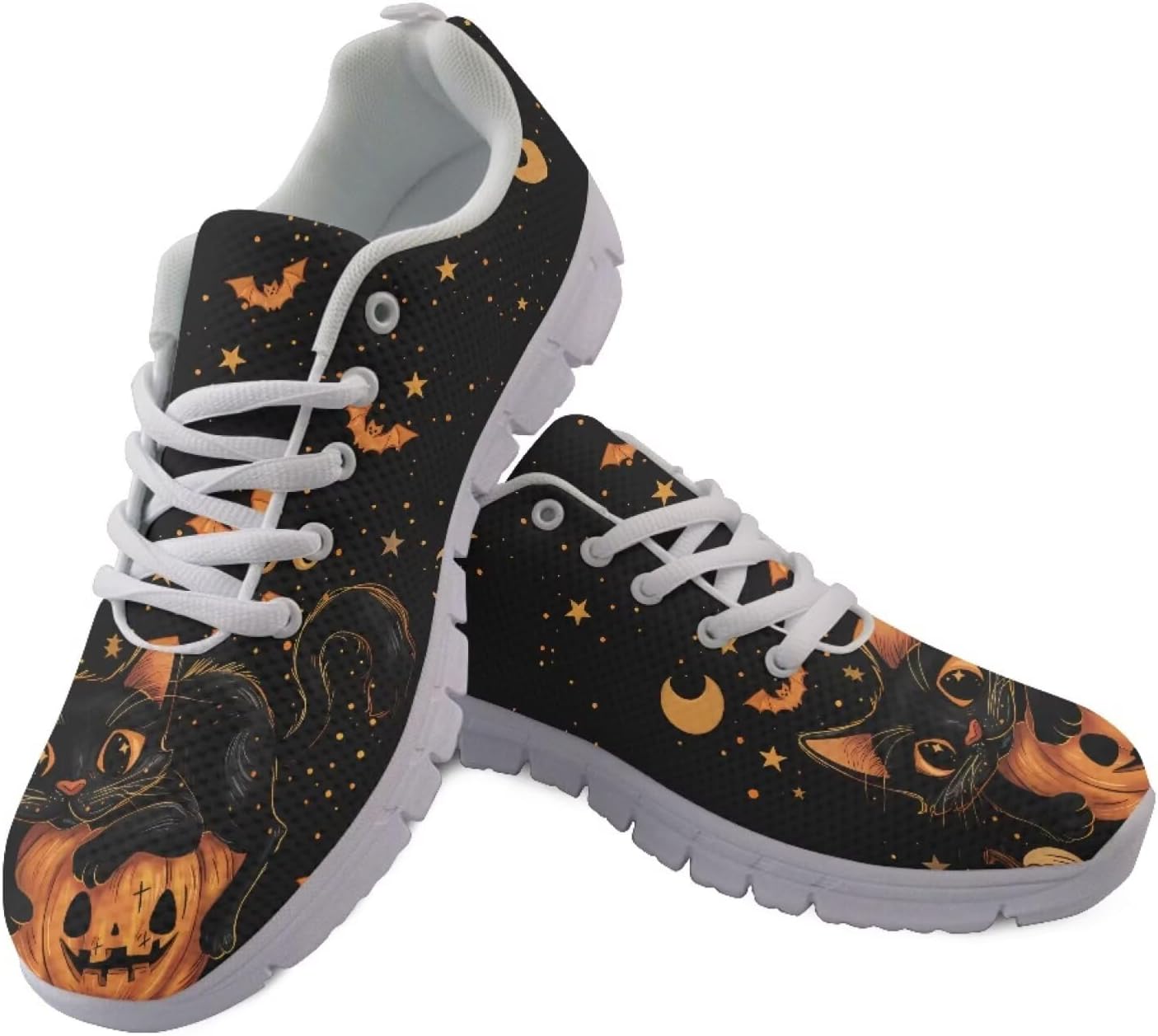 

Кроссовки Forchrinse для женщин и мужчин, повседневные, с шнуровкой, для бега, дышащие, легкие теннисные обувь, черный