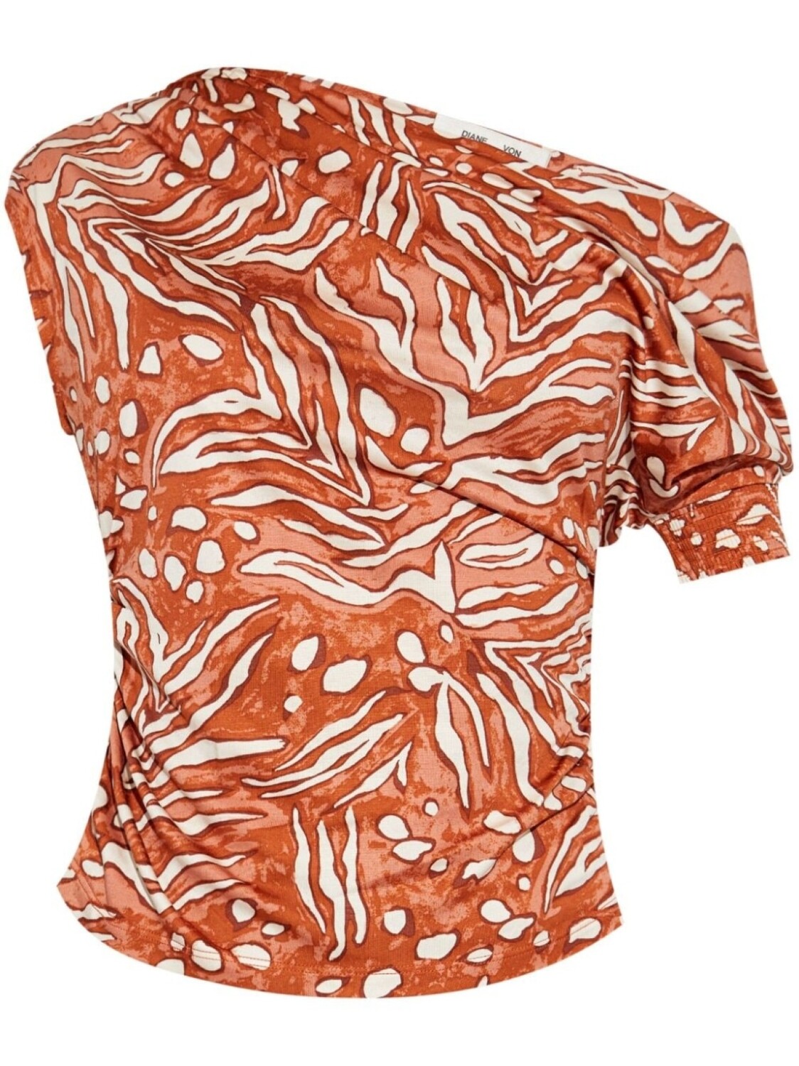 

DVF Diane von Furstenberg перси топ, оранжевый