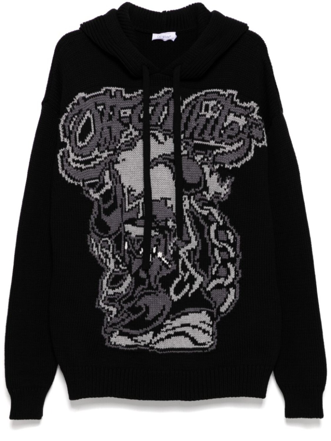 

Джемпер с узором Off-White, черный
