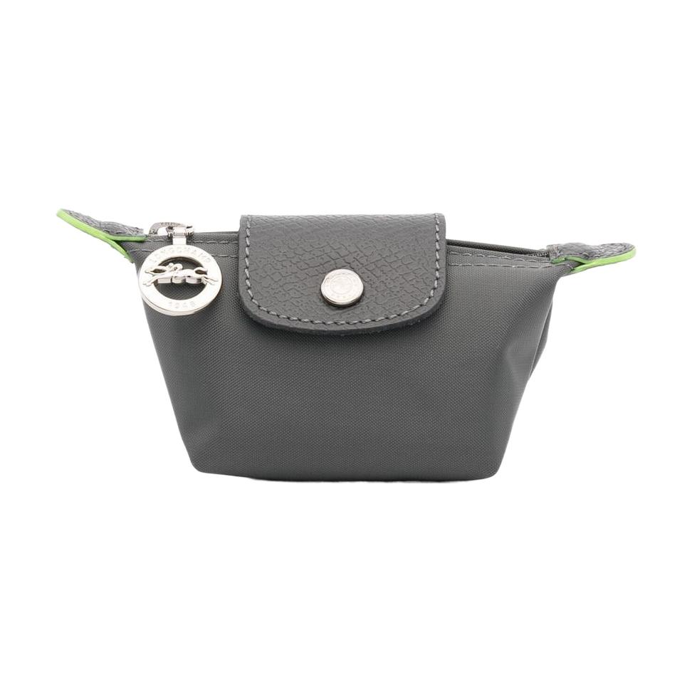 

LONGCHAMP Сумка-пельмень Le Pliage Green Canvas с кожаной отделкой, Gray