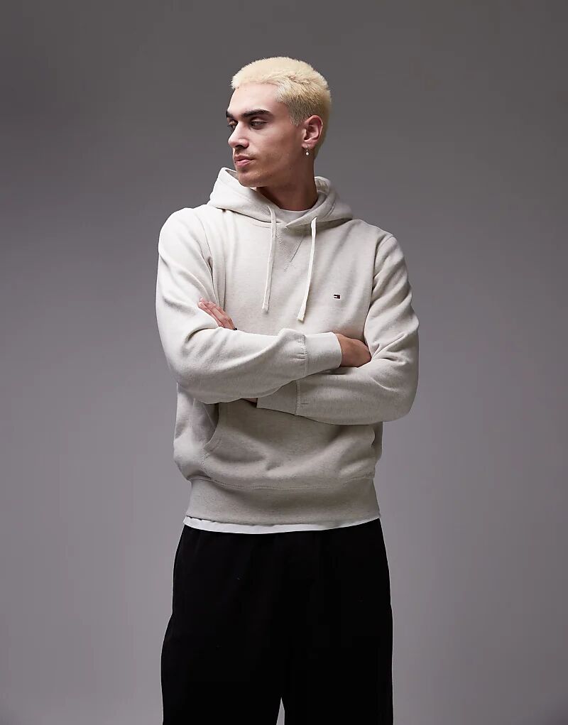 

Худи с логотипом Tommy Hilfiger Essential в овсяном цвете