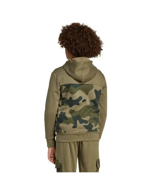 Толстовка Adidas Seasonal Essentials из флиса с камуфляжным принтом — фото 2