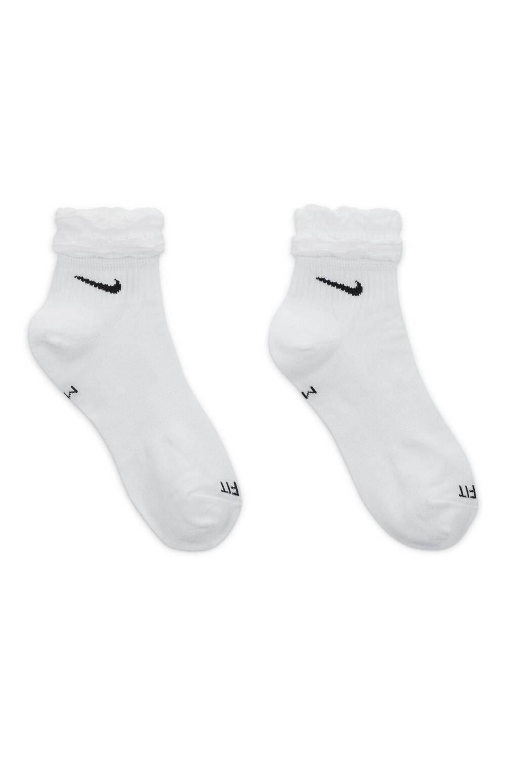 

Повседневные носки с рюшами до щиколотки Nike, белый