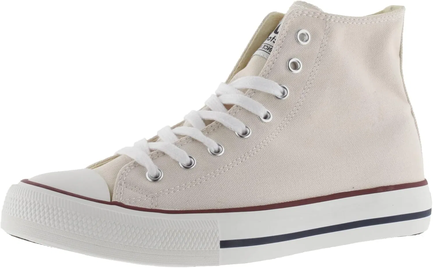 Детские высокие кроссовки Victoria Unisex Tribu из парусины с резиновым носком, модель 106500, Crudo