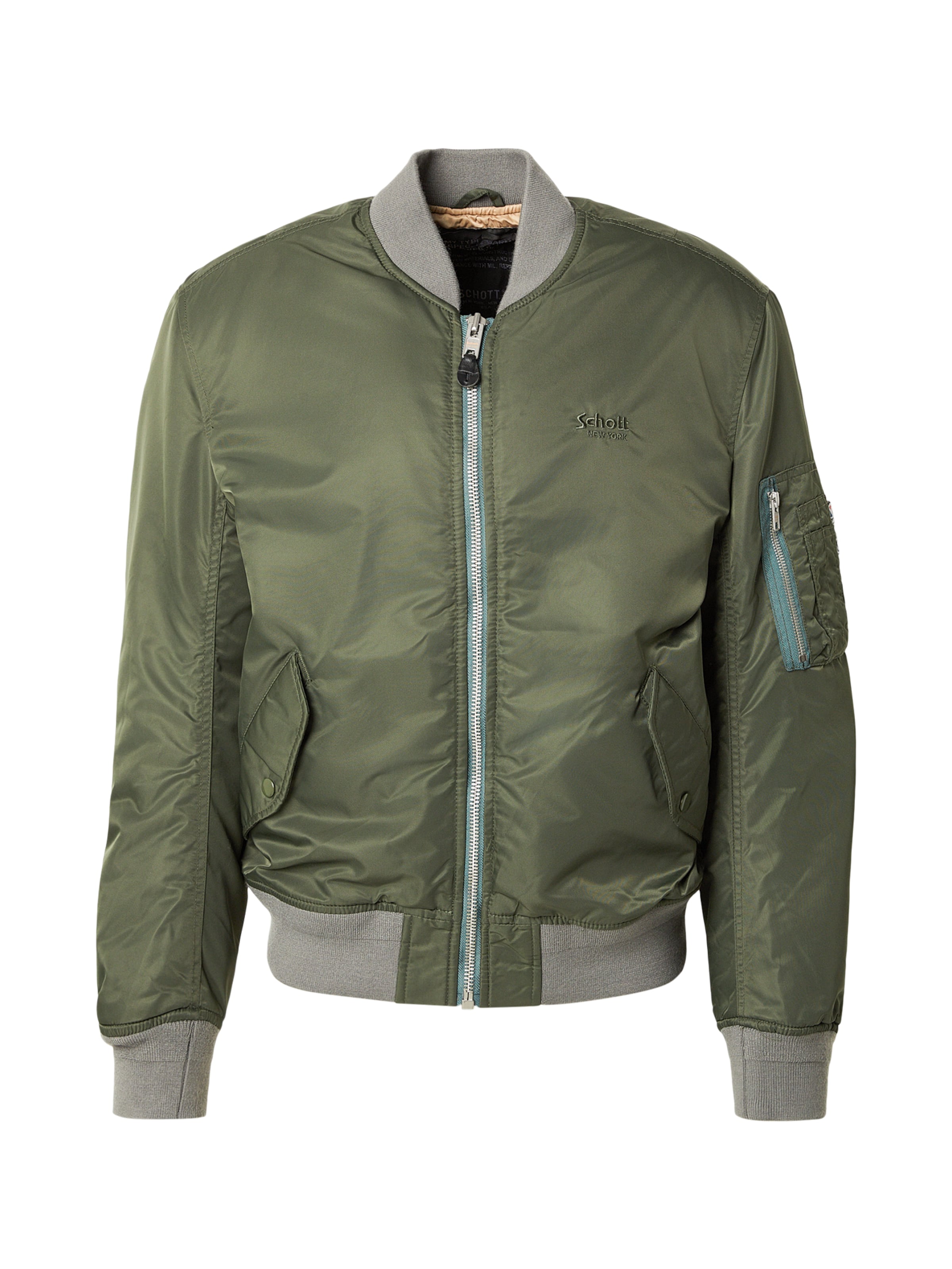 

Schott NYC Куртка межсезонная 'MACAMPSRS' в цвете Olive, Pastel Green