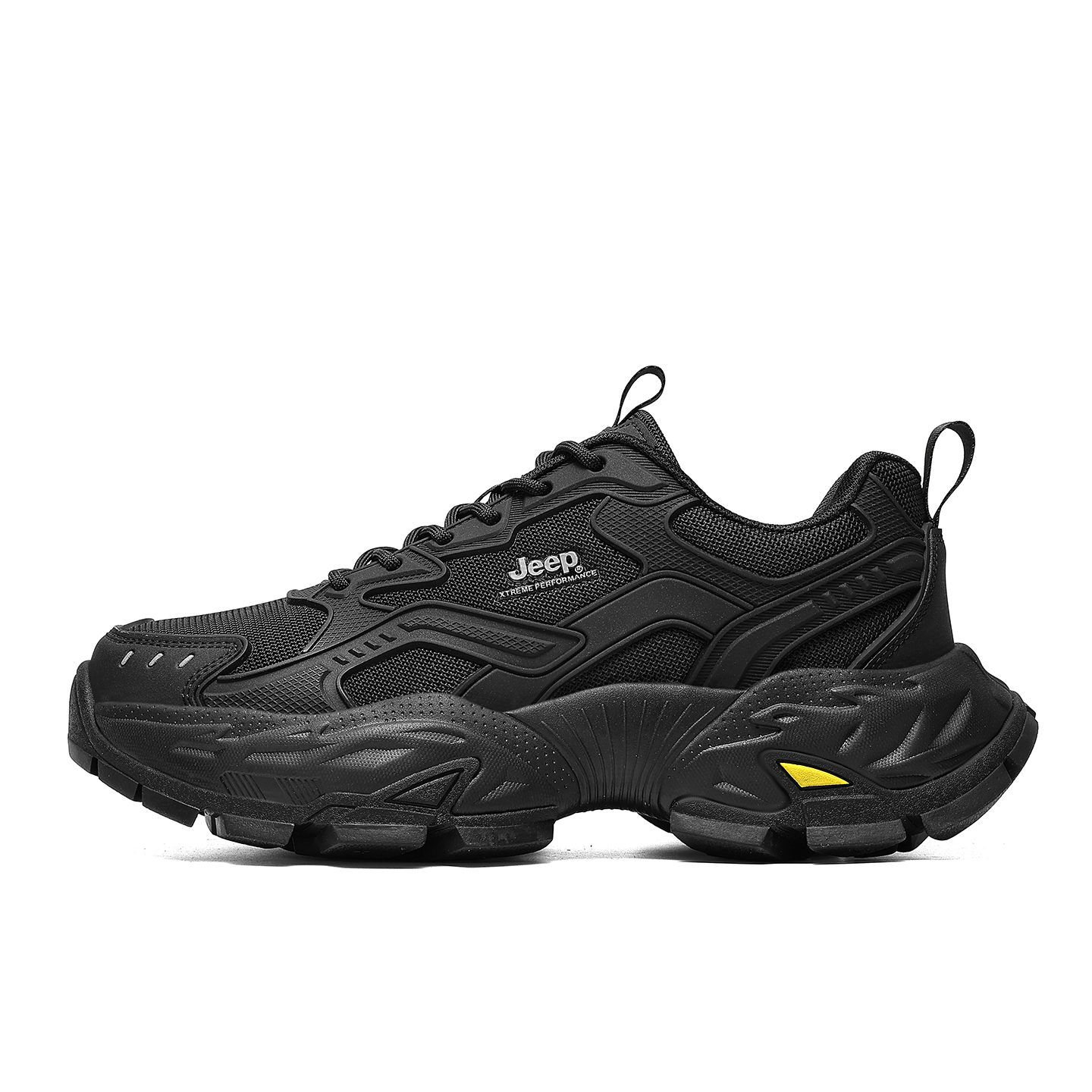 

Удобные устойчивые к истиранию дышащие легкие массивные кроссовки с эффектом увеличения роста для мужчин Jeep, premium черный