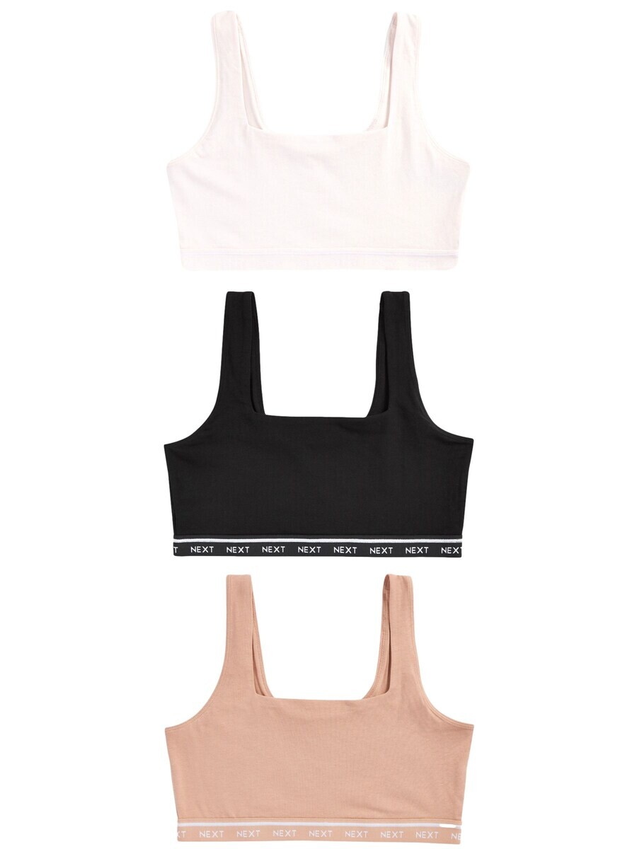 

Бюстгальтер Next Bralette Bra, цвет nude/black/white