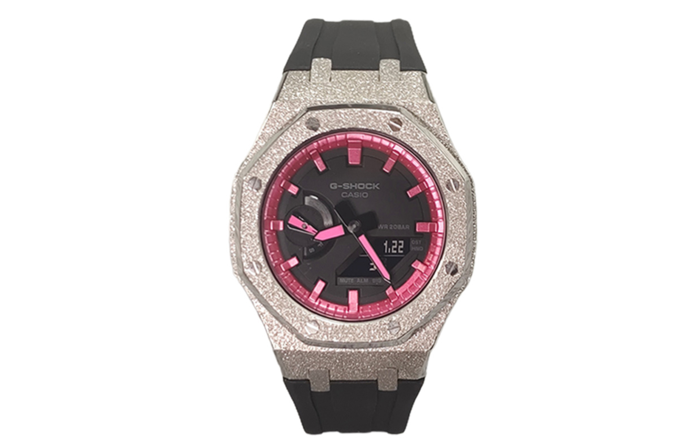 

Мужские часы CASIO Liquid Crystal/Analog Dual Display Series 44 мм черные