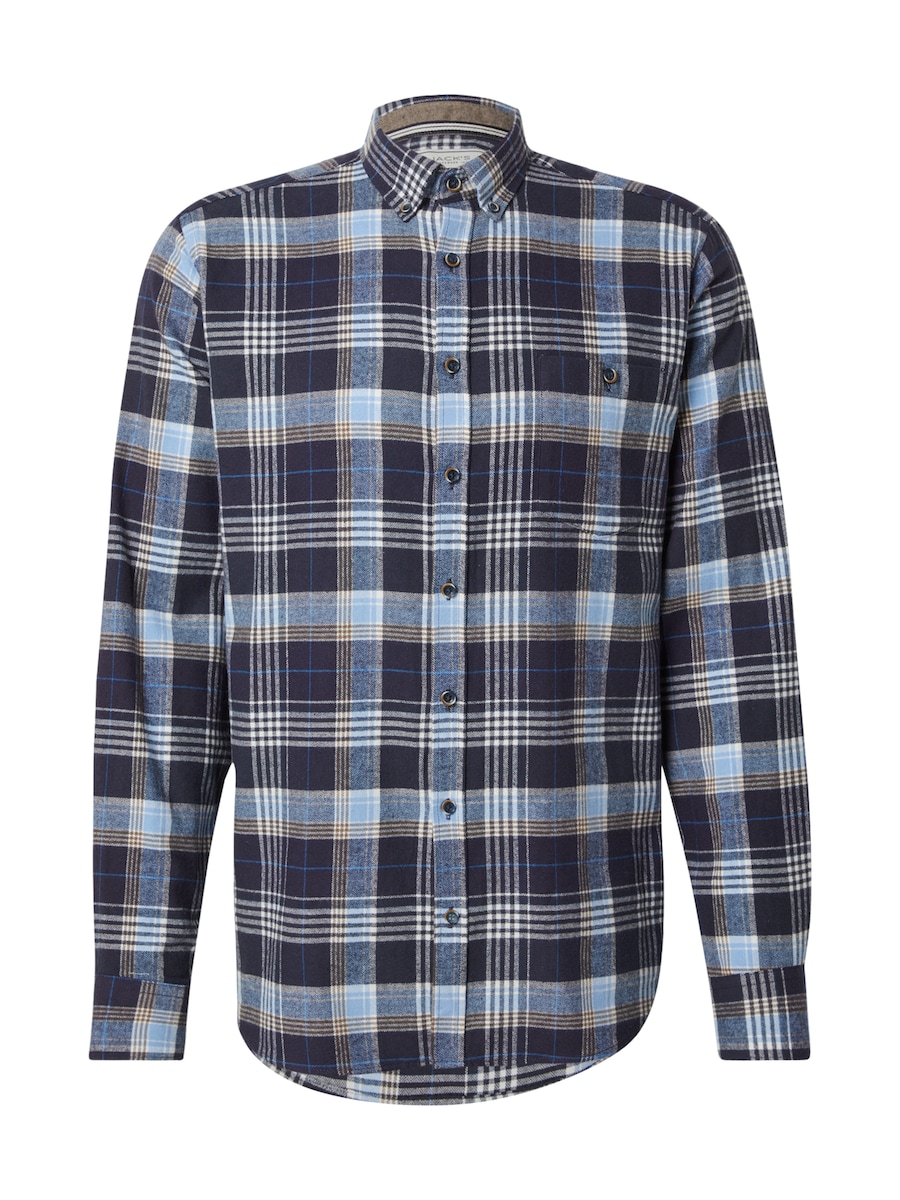 

Рубашка на пуговицах классического кроя Jack's, пастельно-голубой/темно-синий