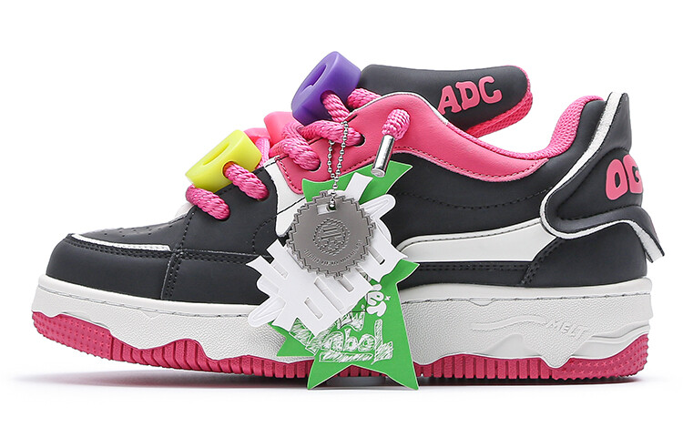 

Кроссовки ADCDAVINCI Cool Running Snail Series Skateboarding Shoes Unisex Low-top Black/white/peach, цвет Magic snail
