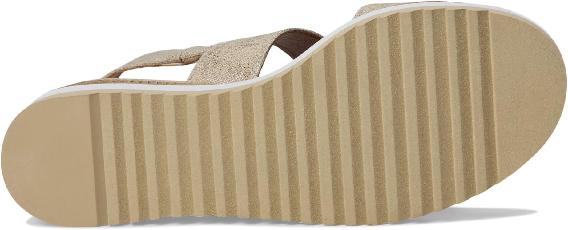 Сандалии Lucky Brand Turoma Platform Wedge Sandals, цвет Natural/Platinum — фото 3