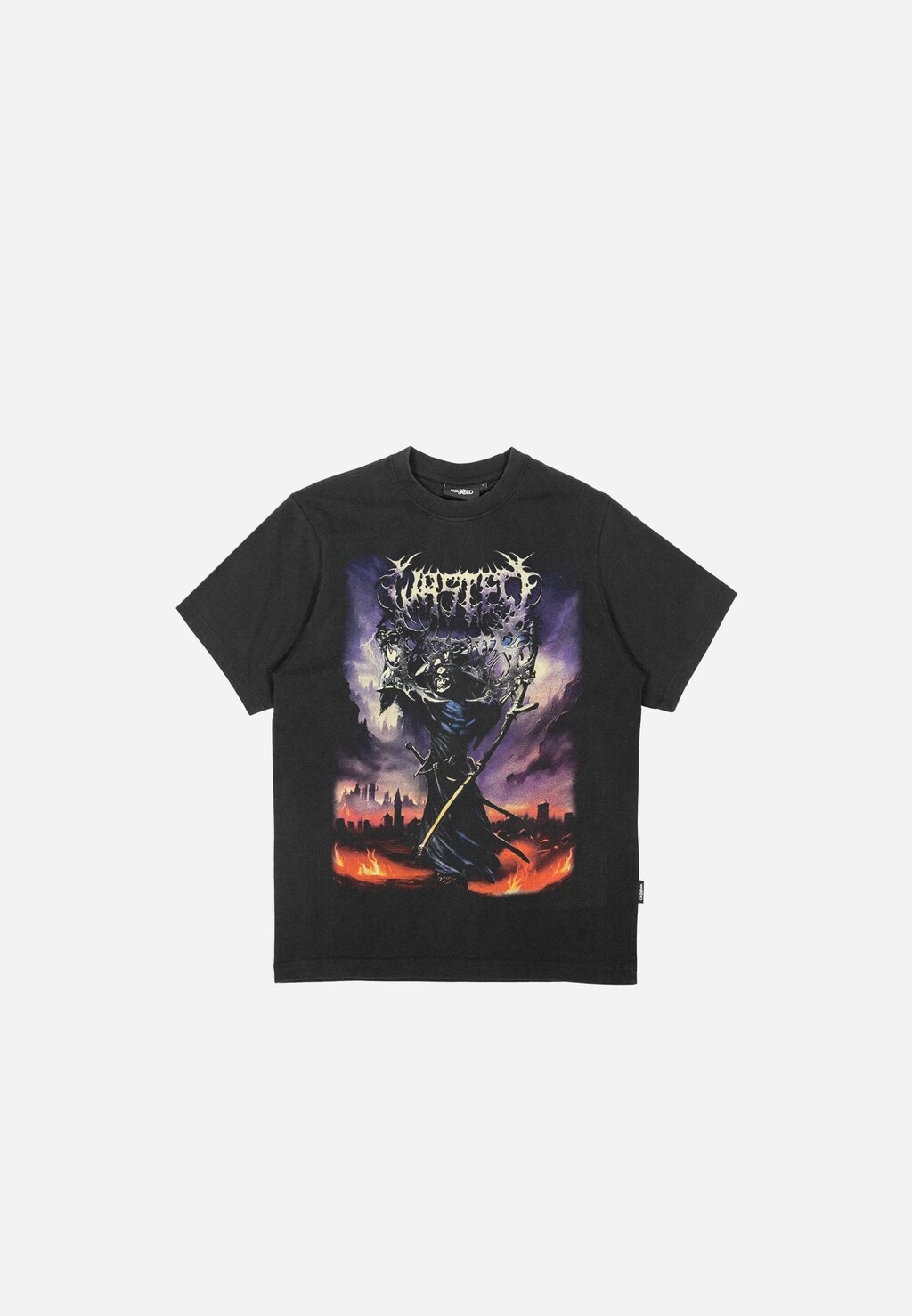 

Принт на футболке GHOUL RISING UNISEX Wasted Paris, черный деним