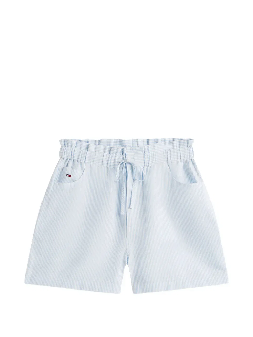 Шорты в полоску с завязками Tommy Hilfiger, синий