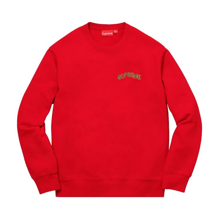 

Толстовка Supreme Step Arc Crewneck Red, красный
