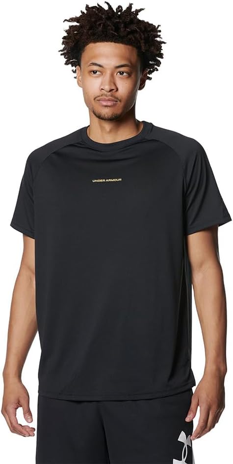 

Мужская баскетбольная футболка Under Armour, футболка с коротким рукавом UA Longshot, 2.0, черный