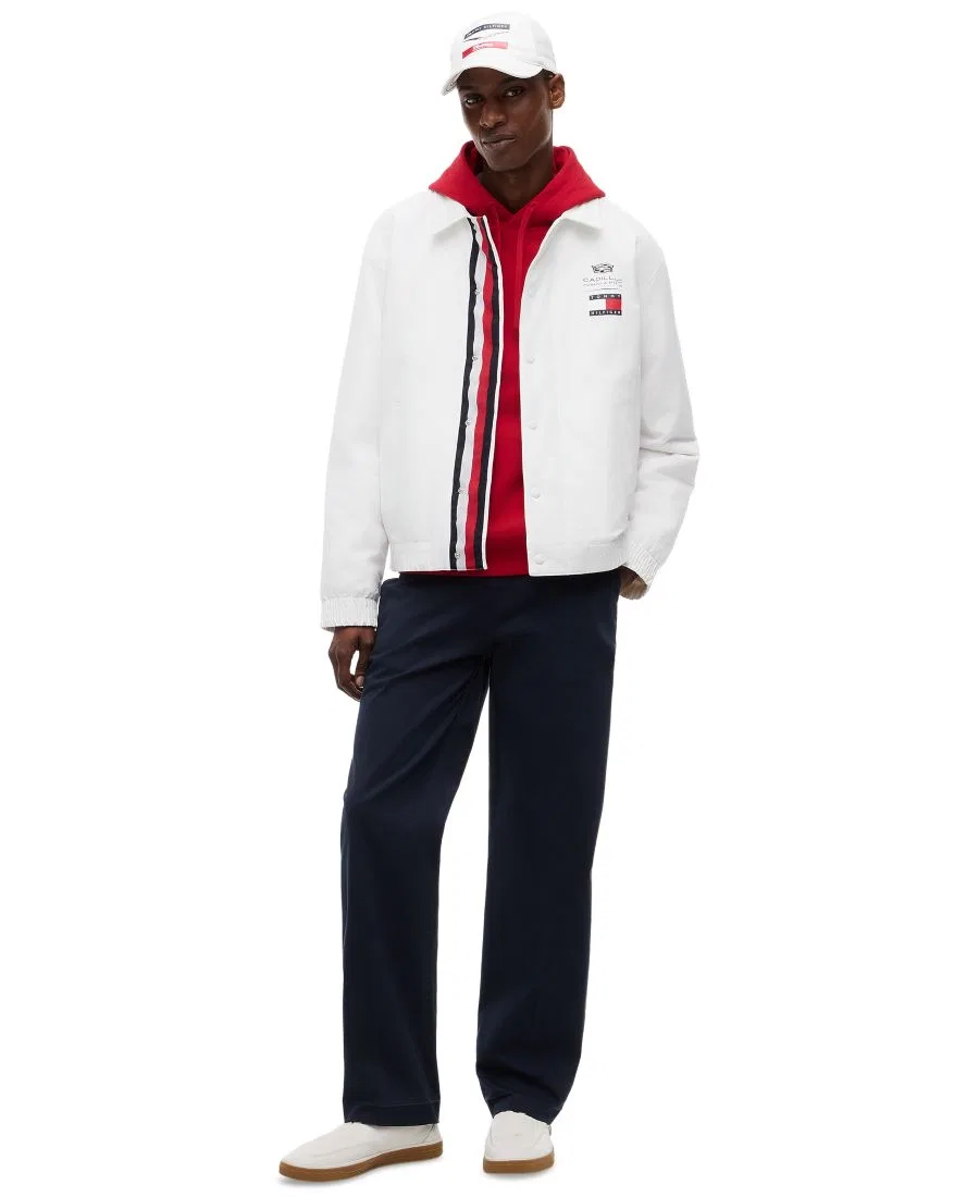Мужская куртка-бомбер Cadillac F1 Chevron Tommy Hilfiger, белый — фото 2