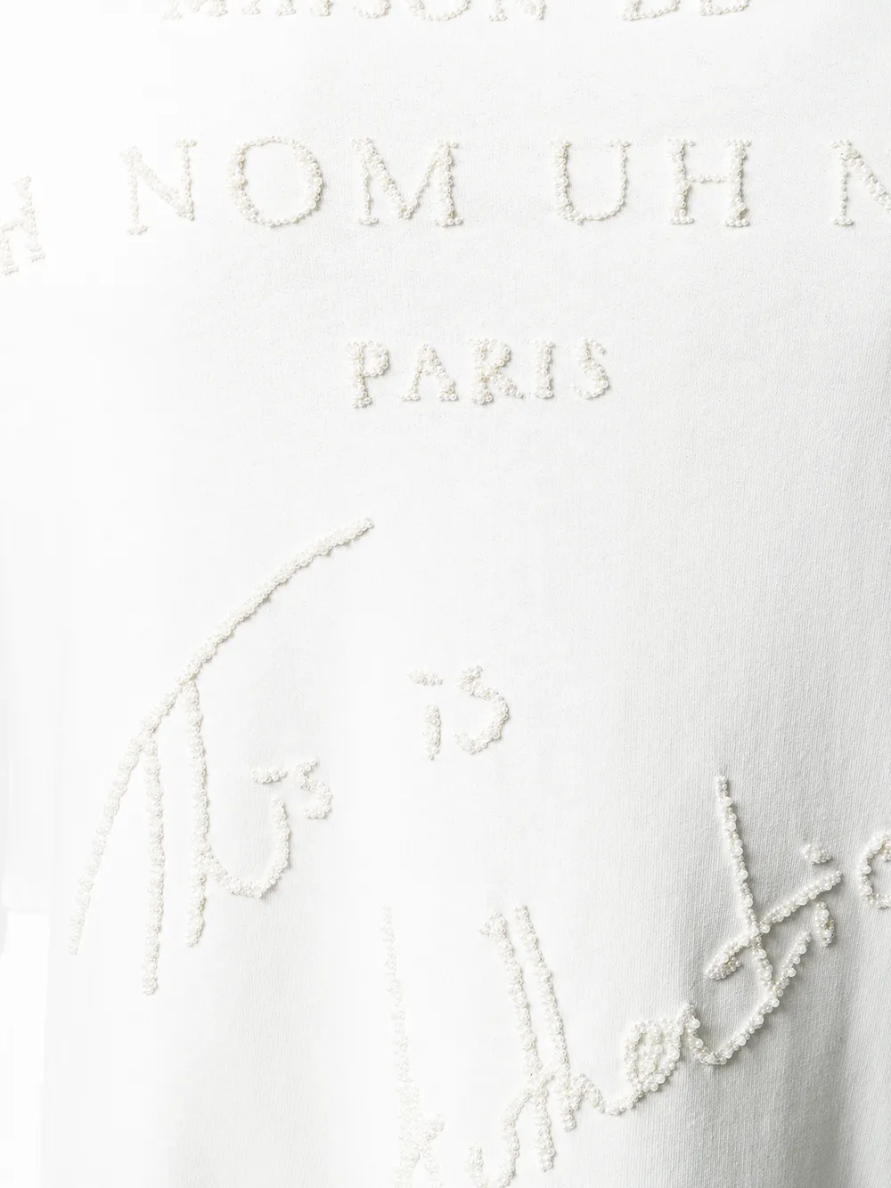 

Худи с вышивкой Ih Nom Uh Nit, белый