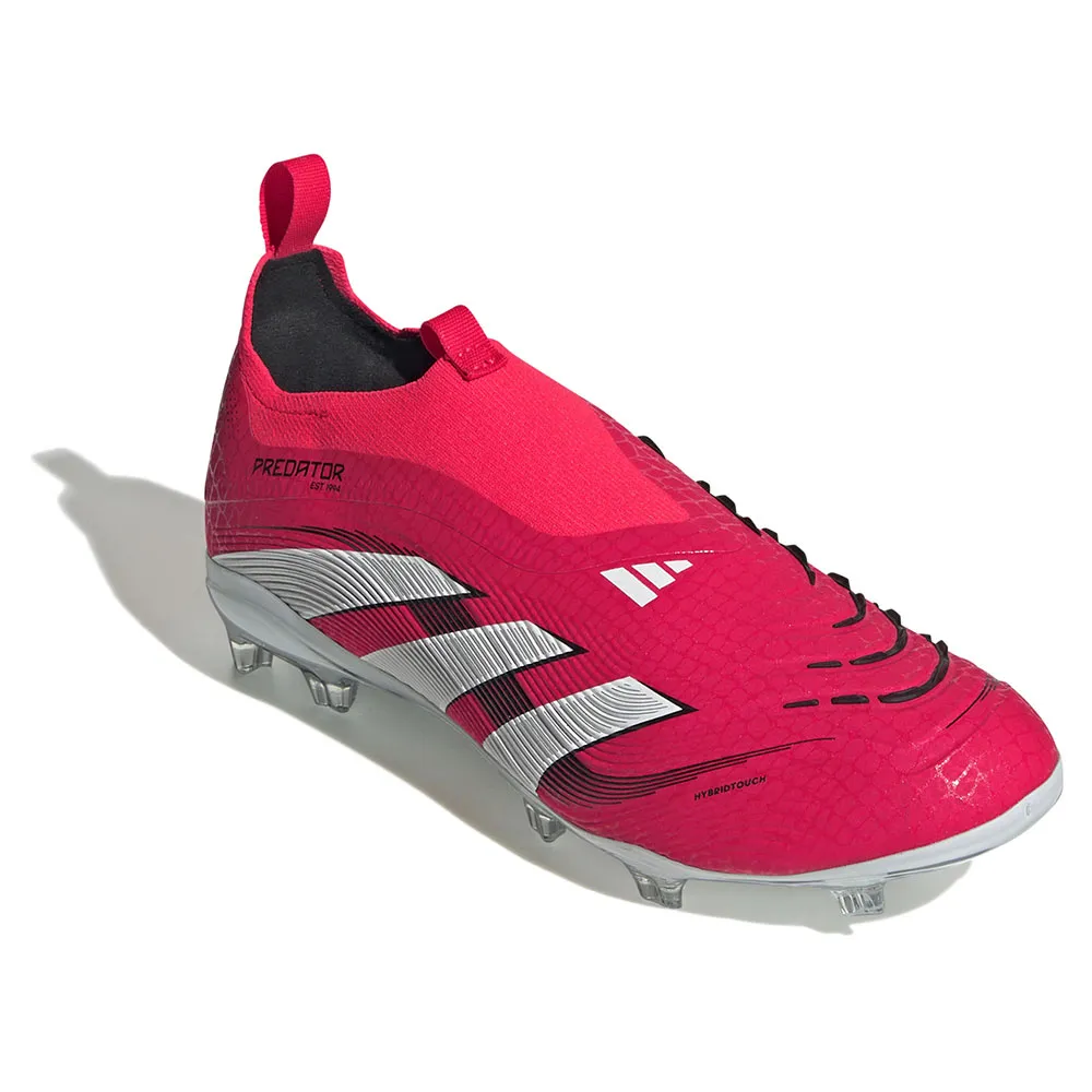 Футбольные бутсы adidas Predator Elite Laceless FG kids, красный — фото 4