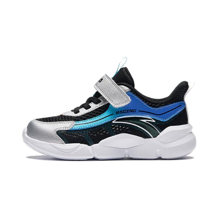 

Детские кроссовки PS Low-top черные/серебристые/озерно-голубые Anta Kids, черный