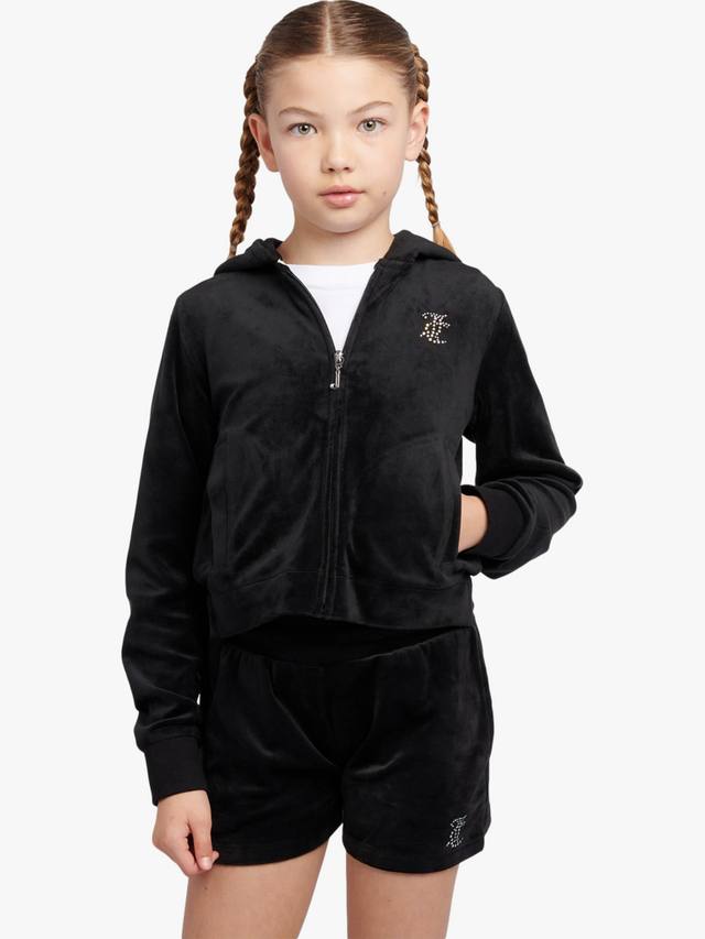 

Детская худи с молнией Arch Juicy Couture, Jet Black